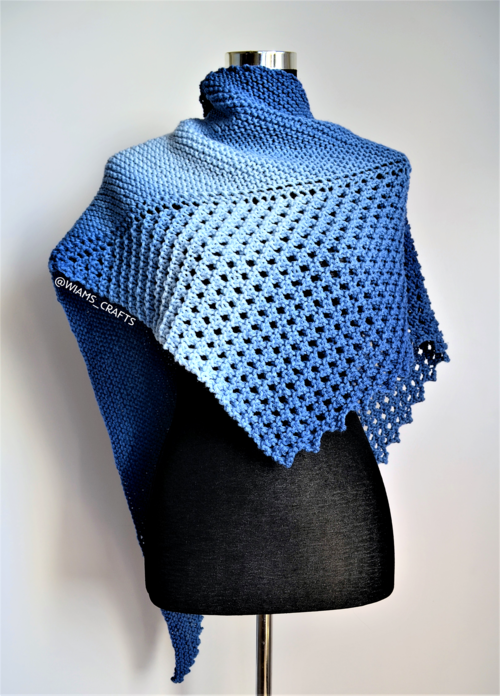 A Walk Through The Sky Shawlette A Walk Through The Sky Shawlette