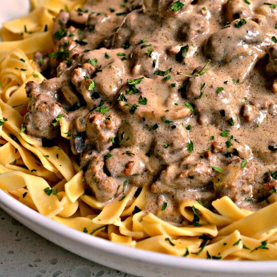 Ground Beef Stroganoff Ground Beef Stroganoff