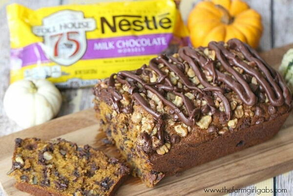 Chocolate Chip Pumpkin Bread Chocolate Chip Pumpkin Bread