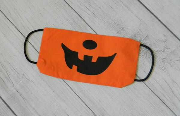 Halloween Jack-O-Lantern Face Mask Halloween Jack-O-Lantern Face Mask