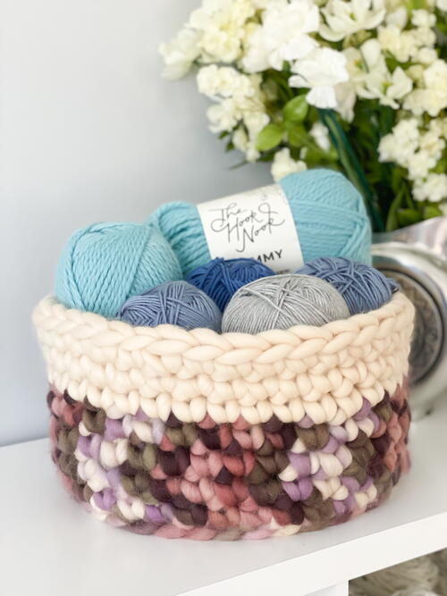Chunky Single Crochet Basket Chunky Single Crochet Basket
