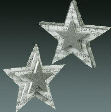 Music Notes Star Ornament
