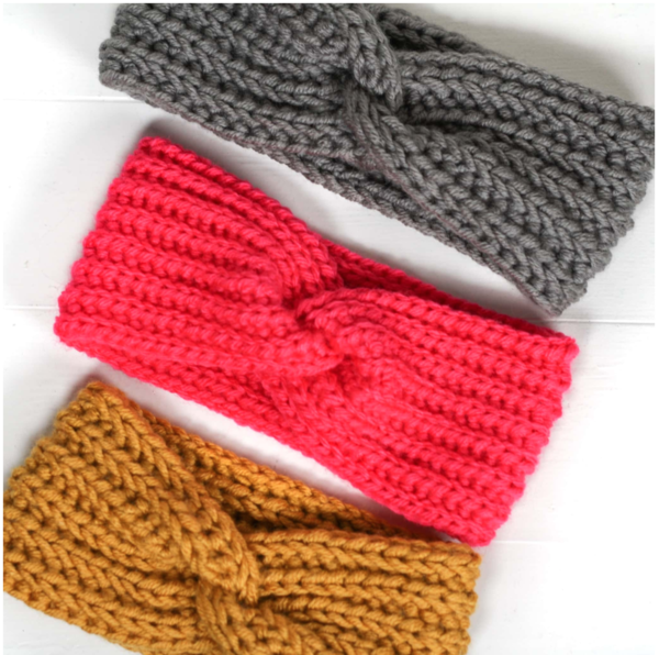Faux Knit Ear Warmer Faux Knit Ear Warmer