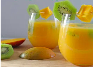 Mango Kiwi Mimosas