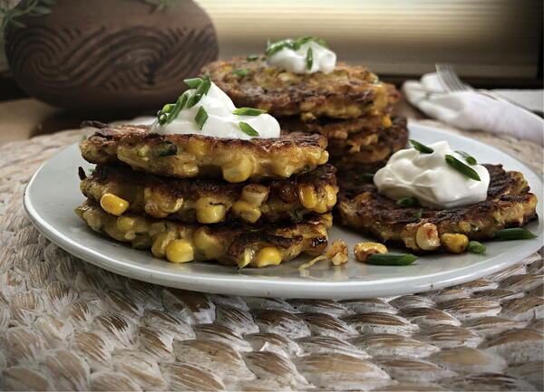 Zucchini And Corn Fritters Zucchini And Corn Fritters