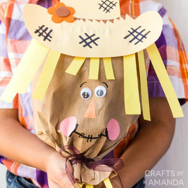 Paper Bag Scarecrow Paper Bag Scarecrow