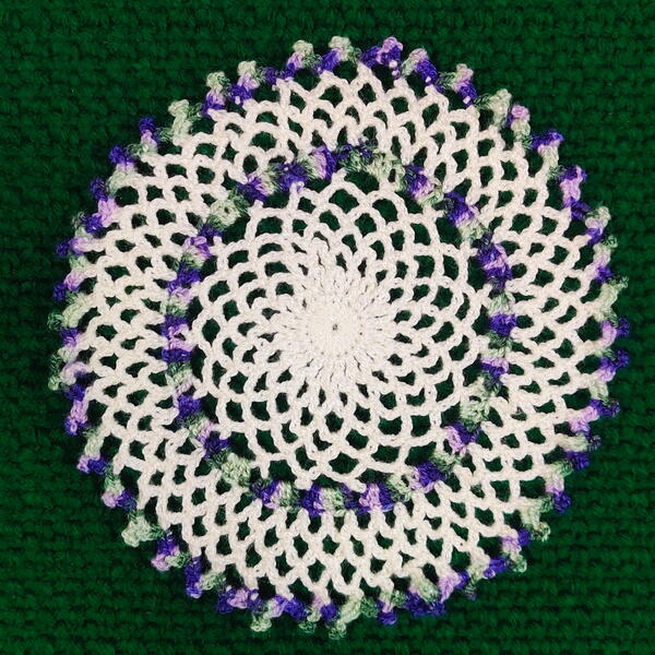 Easy To Make Crochet Chain Lace Doily Easy To Make Crochet Chain Lace Doily