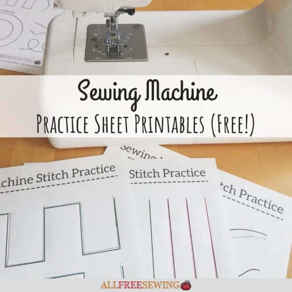Sewing Machine Paper Practice Sheets