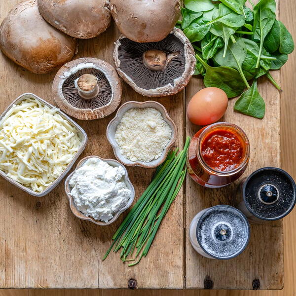 Keto Stuffed Portobello Mushrooms Recipe