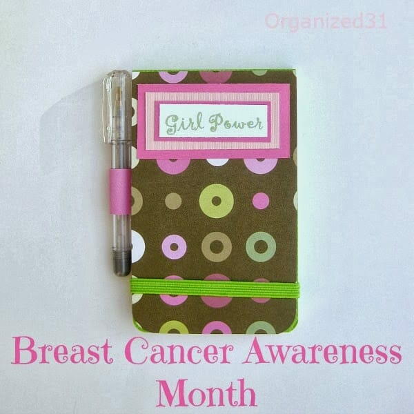 Breast Cancer Awareness Month Girl Power Notepad Breast Cancer Awareness Month Girl Power Notepad