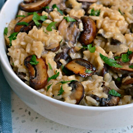 Mushroom Risotto Mushroom Risotto