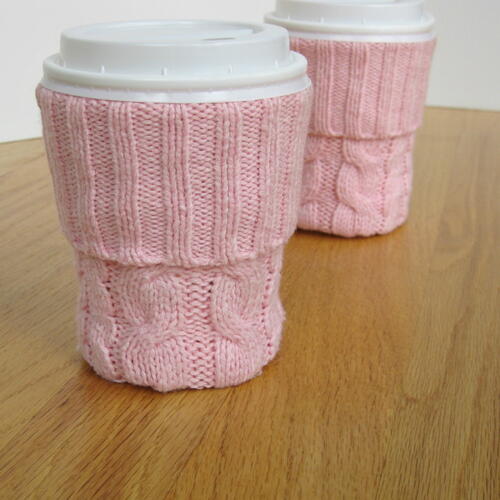 Diy Upcycled Cup Sleeve Diy Upcycled Cup Sleeve