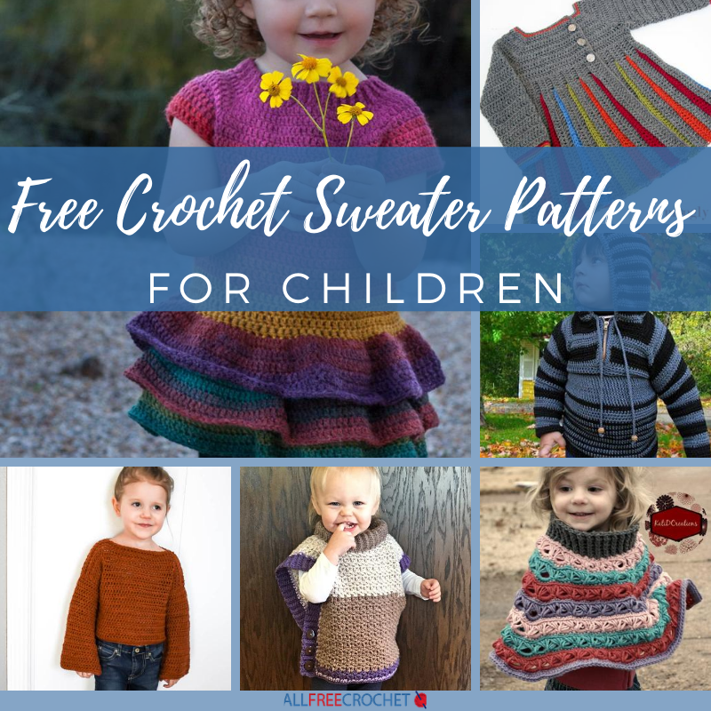 22 Free Crochet Sweater Patterns For Children AllFreeCrochet 22-free-crochet-sweater-patterns-for-children-allfreecrochet