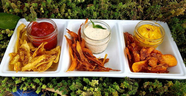 Crispy Fried Vegetable Chips Crispy Fried Vegetable Chips