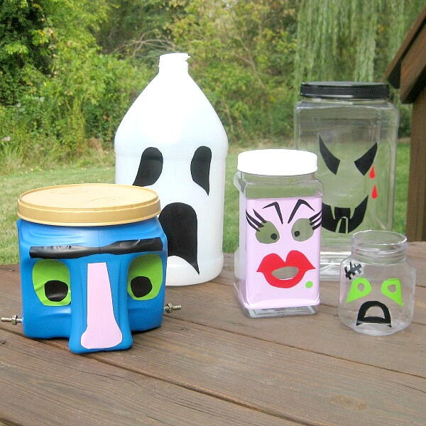 Repurposed Halloween Luminaries Repurposed Halloween Luminaries