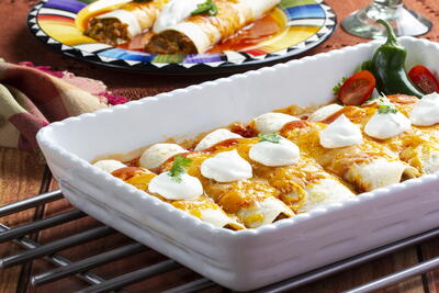 Meatless Monday Enchiladas