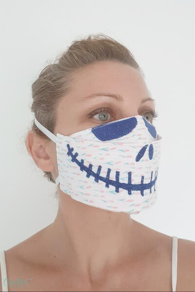 Halloween 3d Face Mask Pattern Halloween 3d Face Mask Pattern