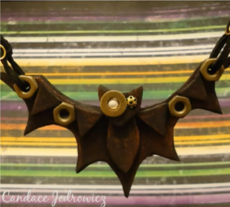 How to Make a Steampunk Bat Necklace