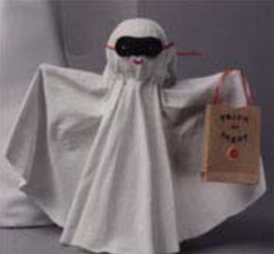 Masked Ghost Decoration