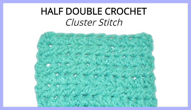 How To Half Double Crochet Cluster Stitch Across Two Stitches How To Half Double Crochet Cluster Stitch Across Two Stitches