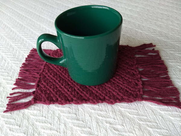 Diagonal Mug Rug Diagonal Mug Rug