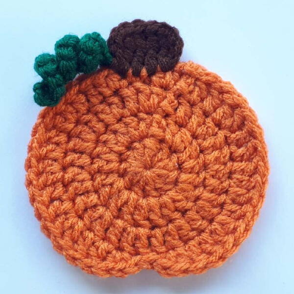 Crochet Pumpkin Coaster Crochet Pumpkin Coaster
