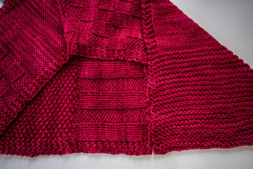 Stunning Knit Sampler Scarf Stunning Knit Sampler Scarf