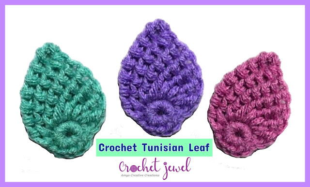 Crochet Leaf Tutorial Crochet Leaf Tutorial