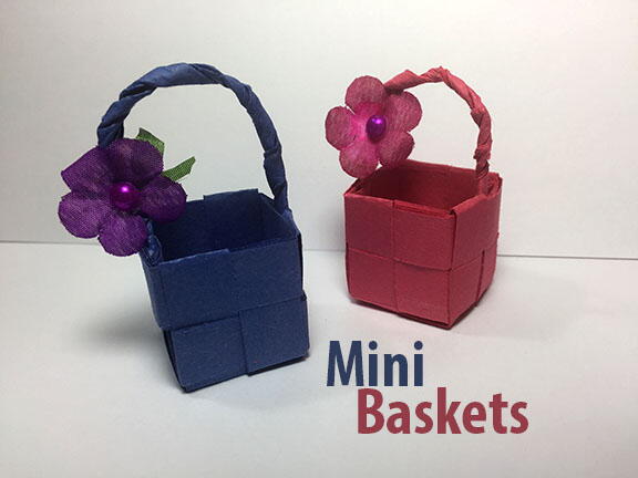 Mini Paper Baskets Mini Paper Baskets