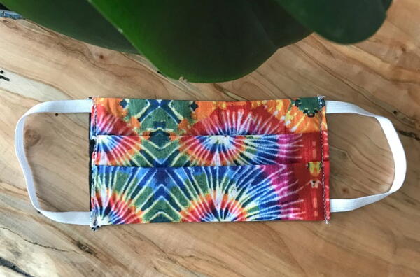 Tie Dye Face Mask for Kids Sewing Patter Tie Dye Face Mask for Kids Sewing Patter