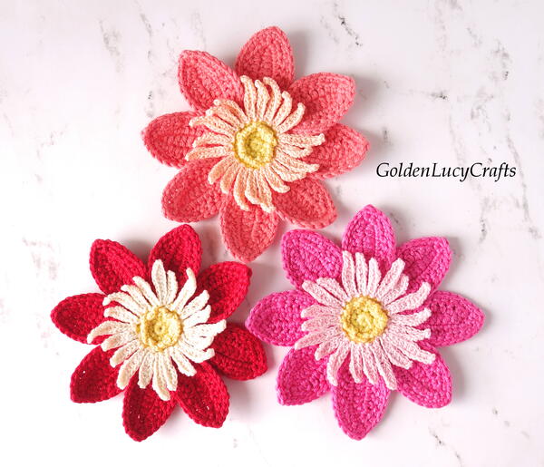 Dahlia Crochet Pattern Dahlia Crochet Pattern