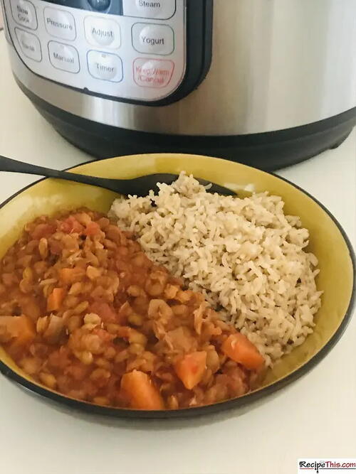 Instant Pot Lentil Curry Instant Pot Lentil Curry