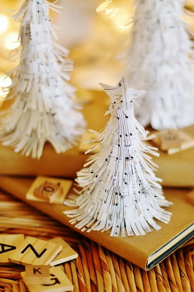 Vintage Book Page Christmas Tree Vintage Book Page Christmas Tree