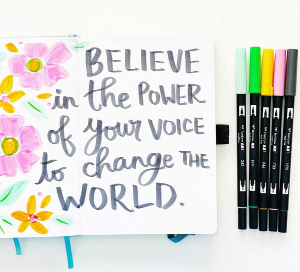 Marker Art Quote Page Marker Art Quote Page