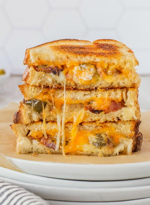 Jalapeno Popper Grilled Cheese Jalapeno Popper Grilled Cheese