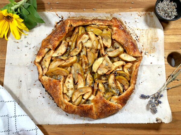 Apple Lavender Galette Apple Lavender Galette