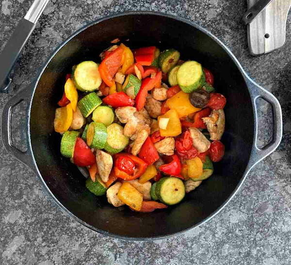 Chunky Chicken With Ratatouille Chunky Chicken With Ratatouille