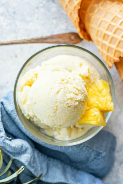 Pineapple Ice Cream Pineapple Ice Cream