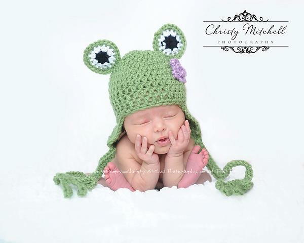 Frog Hat With Ear Flap Feet Cookie Monster Option Frog Hat With Ear Flap Feet + Cookie Monster Option