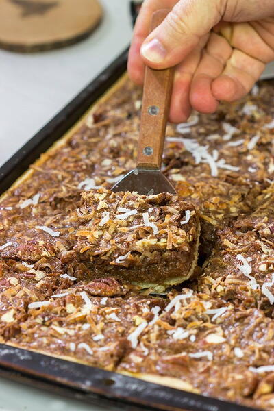 German Chocolate Slab Pie German Chocolate Slab Pie