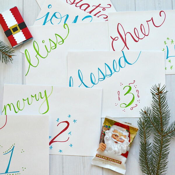Easy Homemade Advent Calendar Easy Homemade Advent Calendar