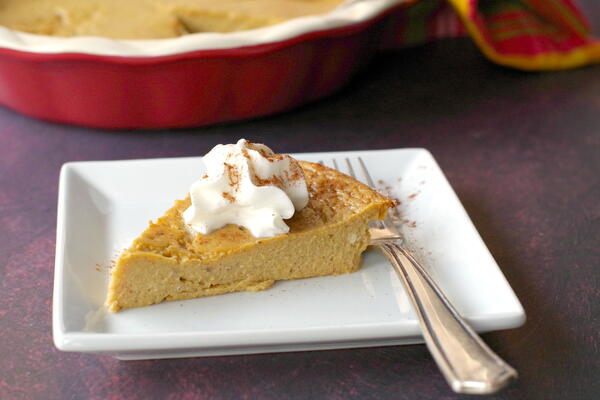 Crustless Pumpkin Pie Crustless Pumpkin Pie