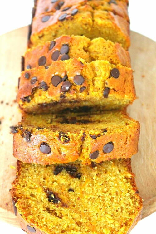 Chocolate Chip Pumpkin Bread Chocolate Chip Pumpkin Bread