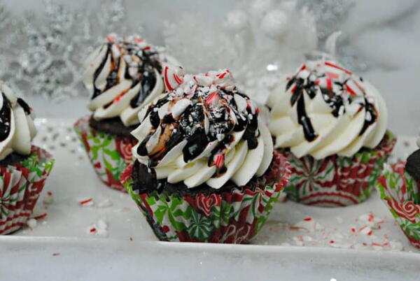 Peppermint Mocha Cupcakes