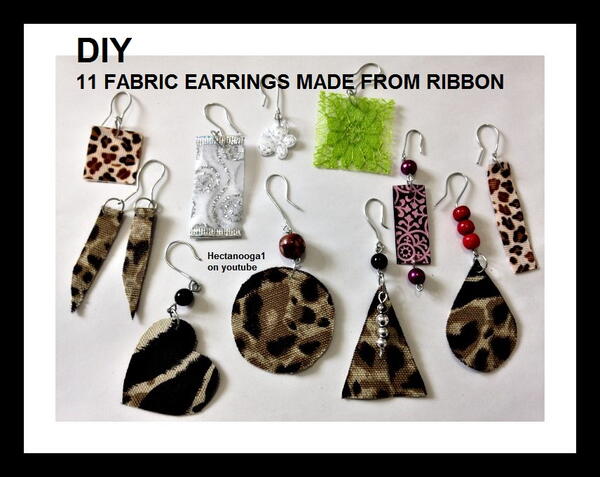 11 Diy Ribbon Earrings 11 Diy Ribbon Earrings