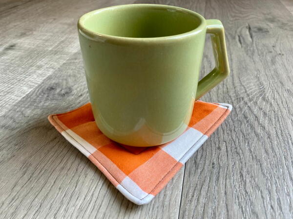 Easy Fabric Coasters Easy Fabric Coasters