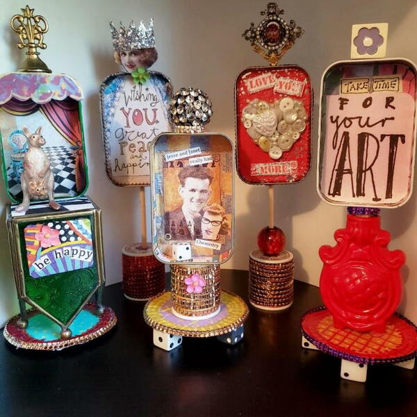 Repurposed Altoid Tin Assemblages Repurposed Altoid Tin Assemblages