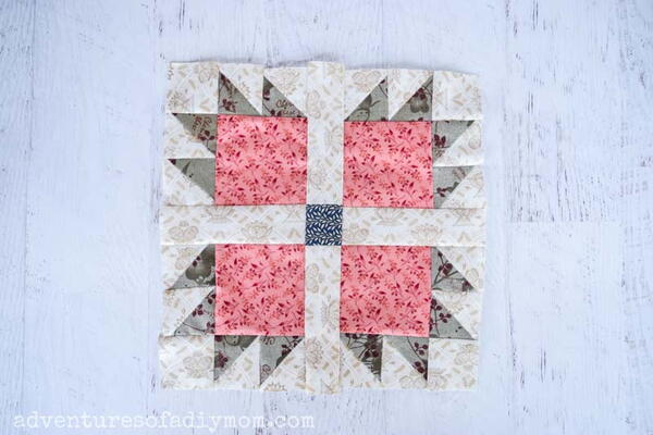 Bear Paw Quilt Block Bear Paw Quilt Block