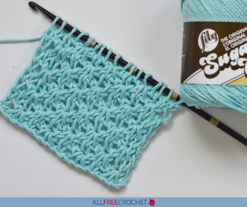 Tunisian Pyramid Lace Stitch Tutorial Tunisian Pyramid Lace Stitch Tutorial