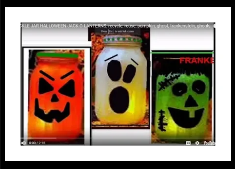 Pickle Jar Halloween Lanterns Pickle Jar Halloween Lanterns